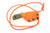Very Good Knife Company - Mosquito - 1.75" AEB-L Fixed Blade W/ Green Canvas Micarta Handle W/ Orange Kydex Sheath & Lanyard