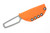 Very Good Knife Company - Cub - 2.6" AEB-L Fixed Blade W/ Skeletonized Handle W/ Blaze Orange Kydex