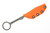 Very Good Knife Company - Dragonfly - 2.5" AEB-L Fixed Blade W/ Skeletonized Handle W/ Blaze Orange Kydex