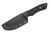 Maximus Knives - Mamba Hybrid - 3" 80crv2 Gold Cerakote Fixed Blade W/ Textured Black G-10 W/ Black Topographic Kydex Sheath