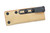 Lishen Knives - Little Holston - 2.3" AEB-L Flat Grind Fixed Blade W/ Red Canvas Micarta W/ Aluminum Pins Handle