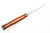 Lishen Knives - Dakota - 3.75" AEB-L Scandi Grind Fixed Blade W/ Cocobolo Dymalux W/ Mosaic Pins Handle