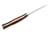 Lishen Knives - Dakota - 3.75" AEB-L Saber Grind Fixed Blade W/ Desert Ironwood W/ Mosaic Pins Handle - 1