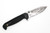 Half Face Blades - Disaster Folder - Polished Multilayered Acid Etched S45VN Blade, Anodized Black Handle, Black Nitride Frame, Dimpled Grip, Deep Carry Pocket Clip