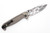 Half Face Blades - Disaster Folder - Polished Multilayered Acid Etched S45VN Blade, Anodized Grey Handle, Grey Nitride Frame, Dimpled Grip, Deep Carry Pocket Clip - 2