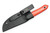 Bald Man Knife & Tool - Forager - 3.4" Nitro-V Fixed Blade W/ Burnt Orange Burlap Handle & Black Kydex Sheath