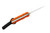 Bald Man Knife & Tool - L.P. 1 - 2.25" Magnacut Steel Fixed Blade W/ Blaze Orange Grip-X Handle & Black Kydex Sheath