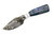 Black Bird Blades - Integral Bolster Twist - 2.5" 80crv2 steel fixed W/ White & Black Grip-X SpacerW/ G-10 & Buckeye Burl Handle