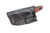 Black Bird Blades - Micro Rooks - 1.9" 80crv2 steel fixed W/ Multicolored Grip-X Handle