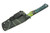 Lex Rex Customs - Midsize Shard - 3.5" 80crv2 Steel Fixed Knife W/ Green & Teal Grip-x W/ Black & Copper Tru-Stone Handle 