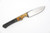 Lex Rex Customs - EDC Goblin - 2.4" 80crv2 Steel Fixed Knife W/ Black Resin W/ Black & Copper Tru-Stone & Maple Burl Handle 
