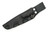 Ice Age Blades - JS1 - 3.2" Magnacut Steel Fixed Knife W/ Black/Red/White Paint Splatter 6061 Anodized Aluminum Handle 