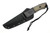 TOPS Knives - Storm Rider - 250th Anniversary Edition - Tactical Gray Coated 1095 Steel Fixed Blade - Tan & Black G-10 Handle
