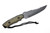 TOPS Knives - Storm Rider - 250th Anniversary Edition - Tactical Gray Coated 1095 Steel Fixed Blade - Tan & Black G-10 Handle