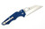 Spyderco Knives - Yojumbo - 4" Spy27 Steel Folding Knife W/ Cobalt Blue G-10 Handles