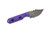 Tactical Pterodactyl Knives - Mini Bowie - 1.75" CPM 154 Fixed Blade W/ Purple G-10 Handle & Black Kydex Sheath