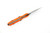 Tactical Pterodactyl Knives - Mini Bowie - 1.75" CPM 154 Fixed Blade W/ Blaze Orange G-10 Handle & Grey Kydex Sheath