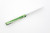 LT Wright Knives Small Pouter - AEB-L Steel - Flat Grind - Black Bone w/ Toxic Green Liners
