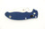 Spyderco Knives - Manix 2 - 3.37" CPM Spy27 Steel Folding Pocket Knife w/ Cobalt Blue Textured G-10 Handle