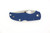 Spyderco Knives - Native 5 - 2.95" CPM SPY27 Steel Folding Pocket Knife w/ Textured Cobalt Blue G-10 Handle