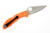 Spyderco Knives - Delica 4 - 2.9" VG-10 Steel Folding Pocket Knife w/ Textured Orange FRN Handle