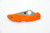 Spyderco Knives - Delica 4 - 2.9" VG-10 Steel Folding Pocket Knife w/ Textured Orange FRN Handle