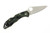 Spyderco Knives - Delica 4 Lightweight - 2.9" VG-10 Steel Folding Pocket Knife w/ Textured Green & Black FRN Handle
