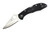 Spyderco Knives - Delica 4 Lightweight - 2.9" VG-10 Steel Folding Pocket Knife w/ Textured Black FRN Handle