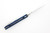 Spyderco Knives - Shaman - 3.4"8 CPM Spy27 Steel Folding Pocket Knife w/ Cobalt Blue G-10 Handle