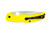 Spyderco Knives - Native Chief Lightweight - Salt Edition - 4" Magnacut Serrated Steel Folding Pocket Knife w/ Yellow Textured FRN Handle