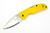 Spyderco Knives - Native 5 Lightweight - Salt Edition - 4" Magnacut Serrated Serrated Steel Folding Pocket Knife w/ Yellow Textured FRN Handle