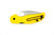 Spyderco Knives - Sage 5 Lightweight - Salt Edition - 3" Magnacut Steel Folding Pocket Knife w/ Yellow Textured FRN Handle