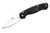 Spyderco Knives - Para Military 2 Lightweight - 3.47" CTS-BD1N Satin Steel Folding Pocket Knife w/ Black Textured FRN Handle