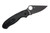 Spyderco - Para 3 Lightweight - 3" CTS-BD1N Black DLC Steel Folding Knife w/ Textured Black FRN Handle