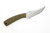 Battle Horse Knives - MHH - 3.3" 01 Steel Fixed Blade w/ Green Canvas Micarta Handle