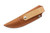 Battle Horse Knives - Frontier First - 2.375" 01 Steel Fixed Blade w/ Orange Canvas Micarta Handle