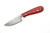 Battle Horse Knives - Frontier First - 2.375" 01 Steel Fixed Blade w/ Orange Canvas Micarta Handle