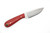 Battle Horse Knives - Frontier First - 2.375" 01 Steel Fixed Blade w/ Orange Canvas Micarta Handle