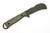 Very Good Knife Company - Lineman - 3.25" N690 Green Cerakote Steel Fixed Blade W/ Green Line Camo Canvas Micarta Handle
