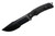Fox Knives - Dino Tracker - 5.91" Black Idroglider N690 Steel Fixed Blade w/ Black Forprene Handle