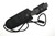 Fox Knives - Dino Tracker - 5.91" Black Idroglider N690 Steel Fixed Blade w/ Black Forprene Handle