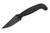 Dave Wenger Blades - Ally - 3.5" CPM 3V Fixed Blade W/ Black Paper Micarta Handle - Kydex Sheath