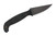 Dave Wenger Blades - Ally - 3.5" CPM 3V Fixed Blade W/ Black Paper Micarta Handle - Kydex Sheath
