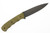 Dave Wenger Blades - Nimrod - 5" Magnacut Fixed Blade W/ Sculpted OD Green Micarta W/ Light Tan Pins - Kydex Sheath