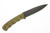 Dave Wenger Blades - Nimrod - 5" Magnacut Fixed Blade W/ Sculpted OD Green Micarta W/ Dark Tan Pins - Kydex Sheath