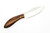 LT Wright Knives Small Northern Hunter - AEB-L Steel - High Saber Grind - Desert Ironwood W/ Black Liners - 2