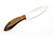 LT Wright Knives Small Northern Hunter - AEB-L Steel - High Saber Grind - Desert Ironwood W/ Black Liners - 3