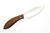 LT Wright Knives Small Northern Hunter - AEB-L Steel - High Saber Grind - Desert Ironwood W/ Black Liners - 5