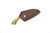Toros Knife & Tool - Jellybean - 1.75" 4116 Steel Fixed Blade W/ Green, Yellow, Red, Blue, & White Epoxy Handle & Brown Leather Sheath