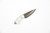 Toros Knife & Tool - Jellybean - 1.75" 4116 Steel Fixed Blade W/ White Epoxy Handle & Brown Leather Sheath